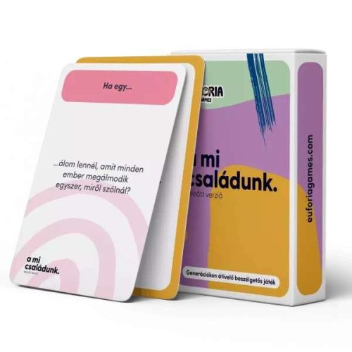 Eufória - A Mi Családunk kártyajáték felnőtt verzió