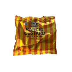   Mr Simms Rancid Custard rebarbara és puding ízű extrém savanyú cukor 100g