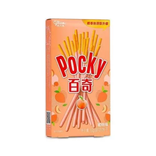 Glico Pocky Peach őszibarack ízű ropi 55g