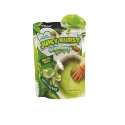 COKOC Juicy Burst Matcha ízű töltött gumicukor 60g