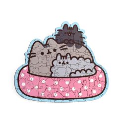 Pusheen Macska formázott fa puzzle 130db-os