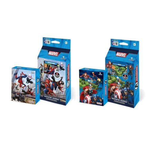 Marvel gyűjthető kezdő kártyacsomag 2féle Pókember/Bosszúállók