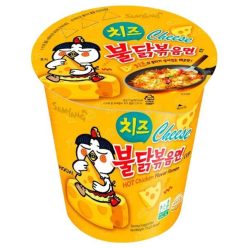   Samyang Hot Chicken Cheese Ramen instant csípős-sajtos ramen pohárban 70g