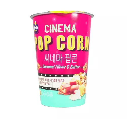 Darda Cinema style Caramel Popcorn karamellás és vajas popcorn pohárban 43g Szavatossági idő: 2026-05-20