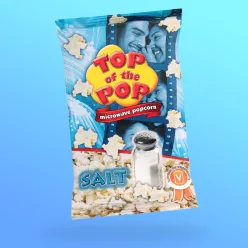 Top Of The Pop Microwave Popcorn Salt Sós popcorn 100g