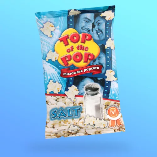 Top Of The Pop Microwave Popcorn Salt Sós popcorn 100g
