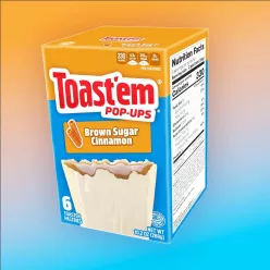   Toastem Pop Ups Brown Sugar Cinnamon barna cukor és fahéj ízű sütemény 288g