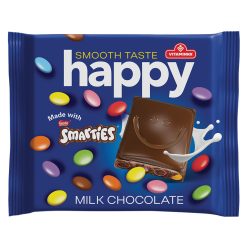Happy 90g Tejcsokoládé mini Smarties drazséval