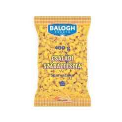 BALOGH tészta 400g Szarvacska