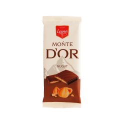Leona Monte Dor 90g Nugat - Mogyorókrémes kakaós tábla