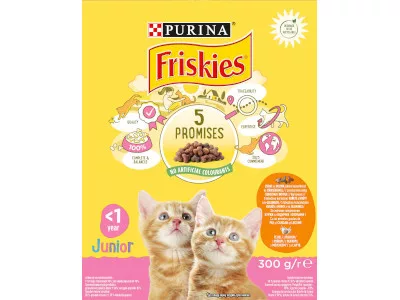 Friskies Cat száraz 300g Junior Csirke-zöldség