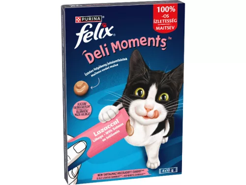 Felix Cat jutalomfalat 4*10g Deli Moments Lazac