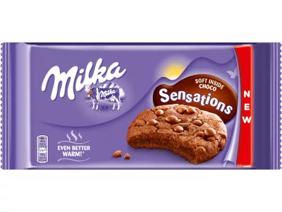 Milka keksz Sensations Soft Inside Choco 156g 5785