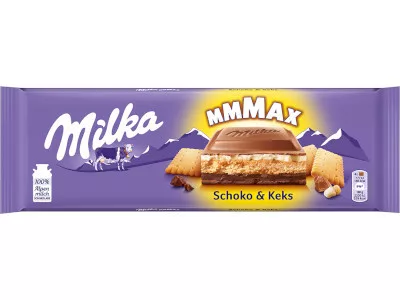 Milka 300g Schoco&keks csokoládé- kekszes