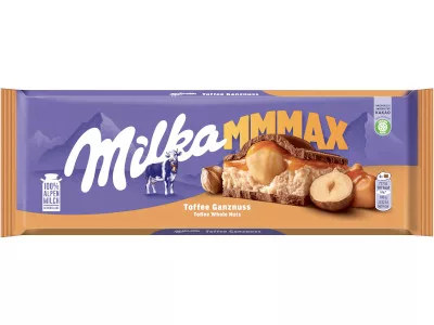 Milka 300g Toffee mogyoróval Ganznuss