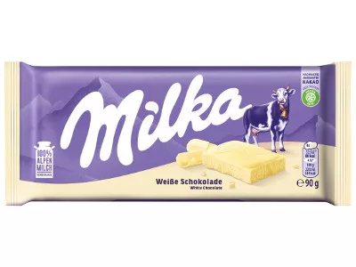 Milka 90g Fehércsoki
