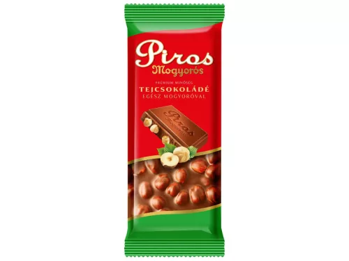 Piros Mogyorós 70g Tej