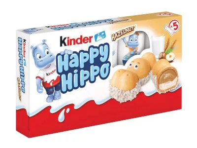 Kinder Happy Hippo T5 mogyorós 103,5g