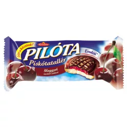 Pilóta piskótatallér 147g Meggy