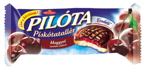 Pilóta piskótatallér 147g Meggy