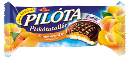 Pilóta piskótatallér 147g Barack