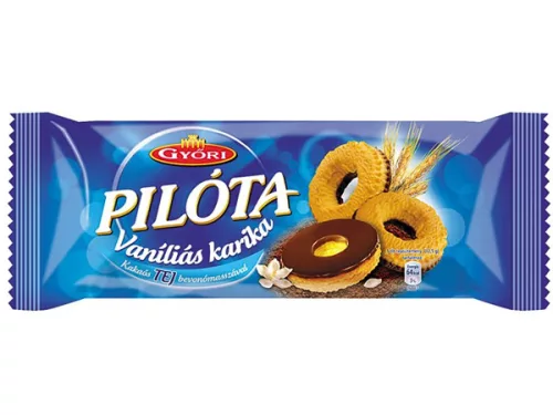 Pilóta Vaníliás karika 150g Tej