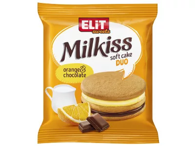 Milkiss 42g Duo mézes piskóta Narancsos-csokis