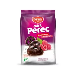Detki 160g Mini Perec Málnás ízű étbevonóval