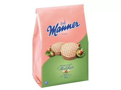 Manner ostya 400g Törtchen Mogyorós