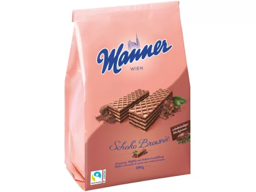 Manner ostya 400g Csokoládés-Brownies