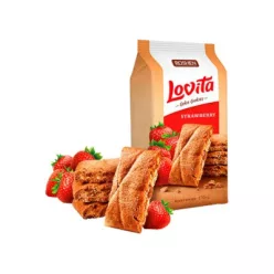 Lovita teasütemény 168g Epres