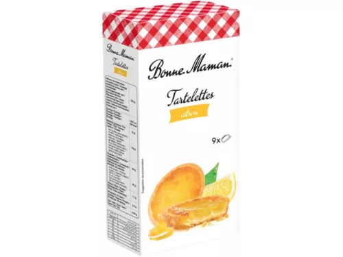 Bonne Maman Tartelettes sütemény 125g Citromos pürével