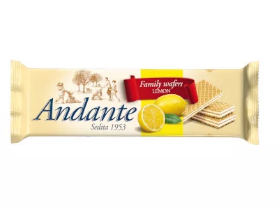 Andante nápolyi 130g Citromos