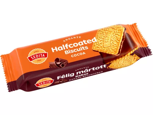 Andante félig mártott keksz 100g Ét