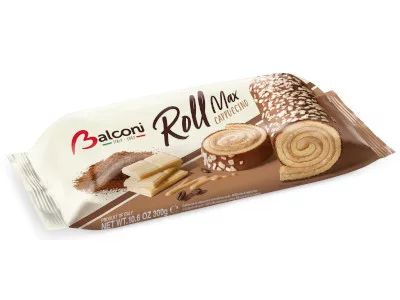 Balconi piskóta tekercs 300g Max Cappuccino