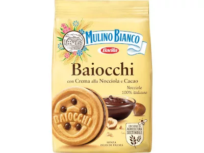 Mulino Bianco 260g Baiocchi Mogyorós keksz