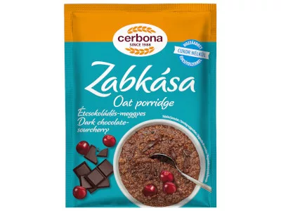 Cerbona Zabkása 50g Étcsokis-Meggyes ízű