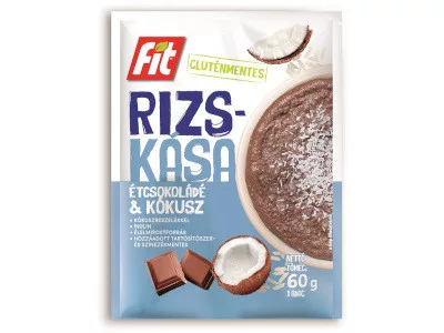 Fit reggeli rizskása 60g Kókusz csokoládé gluténmentes