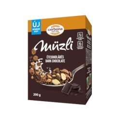Cerbona dob.müzli 200g Étcsokoládés
