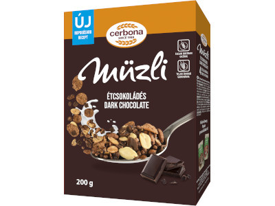 Cerbona dob.müzli 200g Étcsokoládés