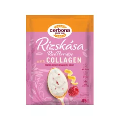   Cerbona rizskása Kollagén és Inulin 45g Málnás-Citromos HCN édesítőszerrel