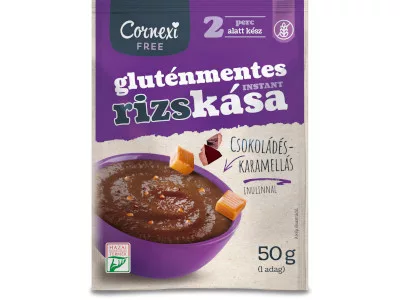 Cornexi Rizskása 50g GM Csokoládés-Karamellás ízű