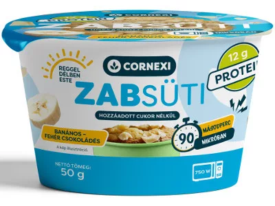 Cornexi protein zabsüti alappor HCN 50g Banános-Fehércsokis
