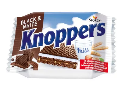 Knoppers ostyaszelet 25g Black & White