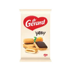   Gerard 205g Juppi mártott piskótakocka Sárgabarack ízzel töltve