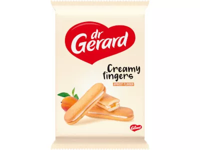 Gerard 170g Piskóta Sárgabarack- tejszín ízű kémmel