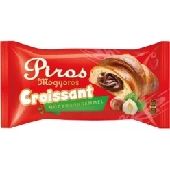 Piros Mogyorós Croissant 55g Mogyorókrémmel