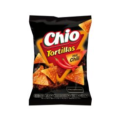 Chio Tortilla Chips 110g Hot Chilli