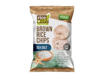 Rice Up! Brown Rice Chips Tengeri sós  60g