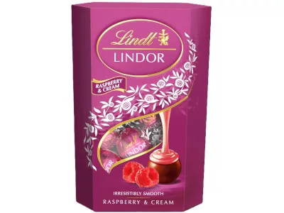 Lindt Lindor 200g Raspberry&cream
